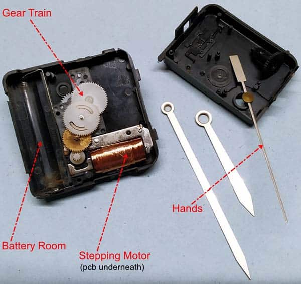 Lavet-type stepper motor in clock.jpg